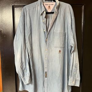 Vintage Tommy Hilfiger Chambray Button Down